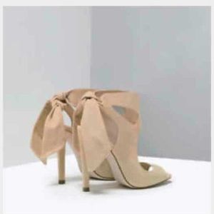 Zara Shoes - Zara tan heel sandals Zara Shoes - Zara tan heel sandals