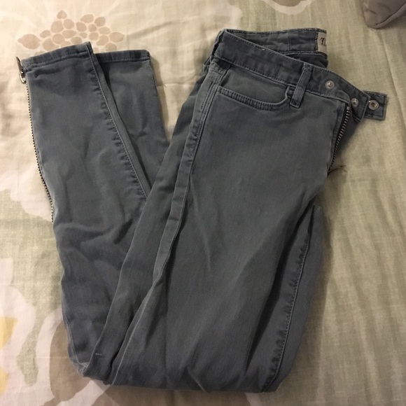 Gray jeans