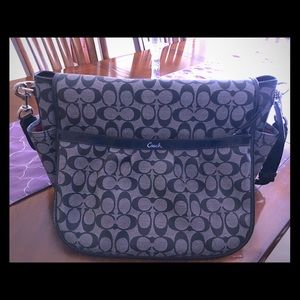 Coach Signature Diaper Bag
