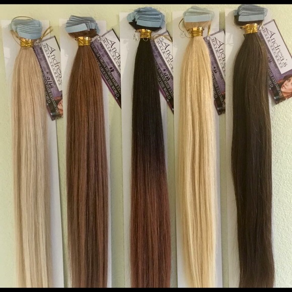 40 PC 20" Tape Extensions - #22- Champagne blonde - Picture 2 of 4