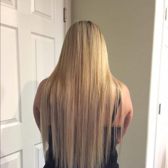40 PC 20" Tape Extensions - #22- Champagne blonde - Picture 4 of 4