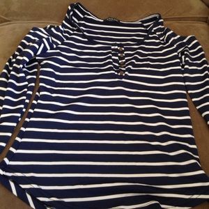 Navy stripped long sleeve