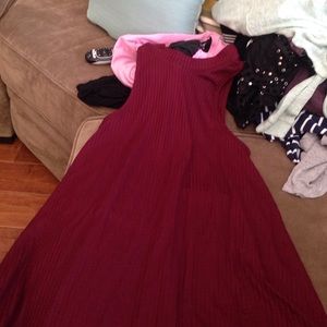 A red dress