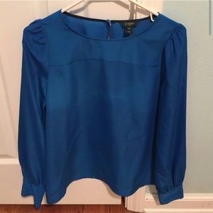Pre? Jcrew blue blouse