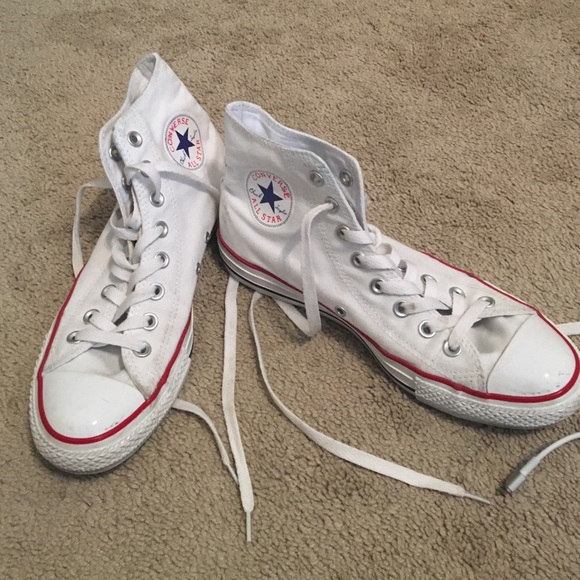 White high top converse