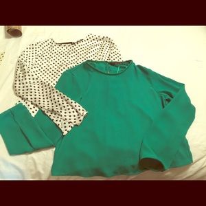 ✨Lot of 2 Zara blouses ✨