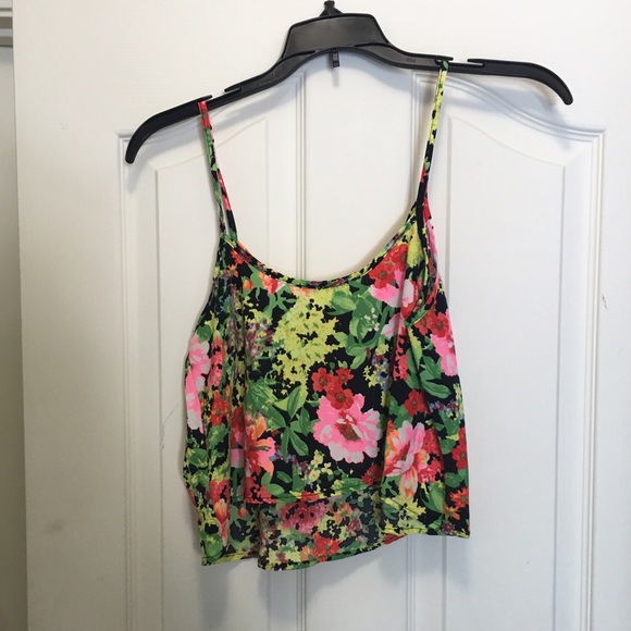 Floral crop top