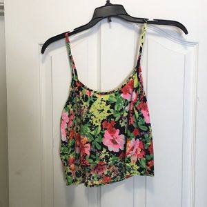 Floral crop top