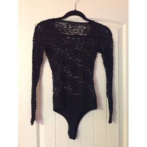 Black Lace Bodysuit