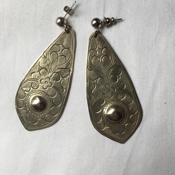 Silver earrings