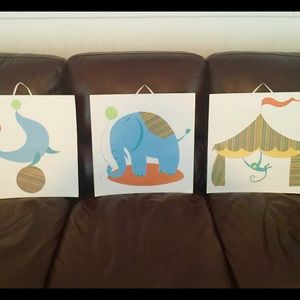 Pottery Barn Circus bedding set