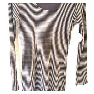 Long sleeve fitted cotton/polyester dress