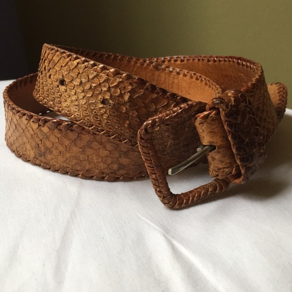 Snake skin belt