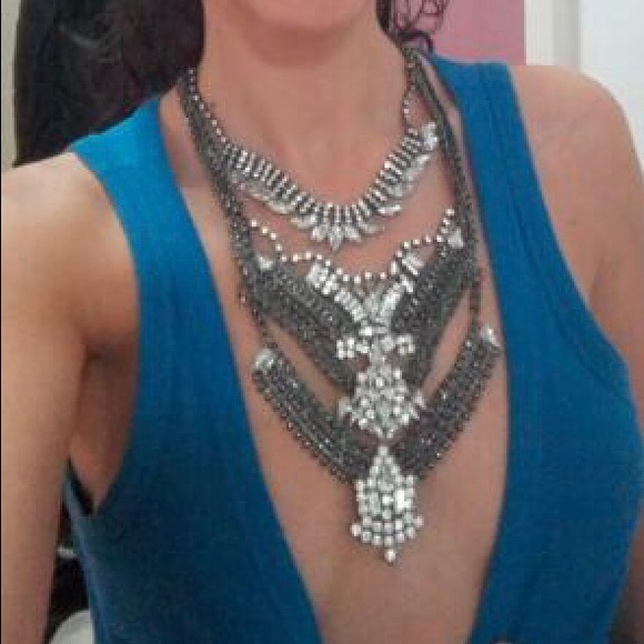 Silver Statement Necklace - Picture 4 of 4