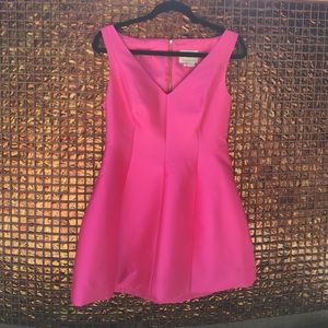 Kate Spade hot pink cocktail dress
