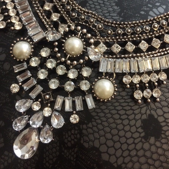 Vintage Silver Statement Necklace - Picture 2 of 3