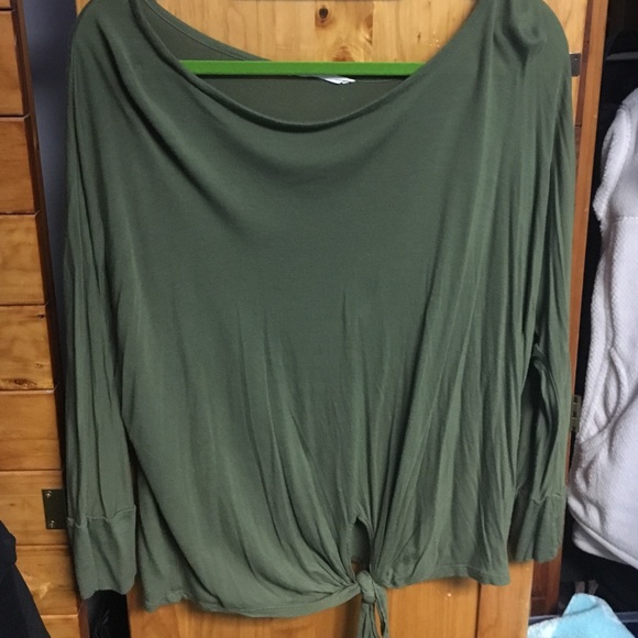 Army green tie too
