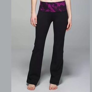 Lululemon Groove Pant ll Black/BRPB size 2 Tall
