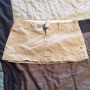 Abercrombie and Fitch khaki mini skirt
