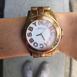 Marc by Marc Jacobs rose gold watch