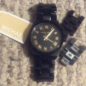 Black MK6100 Mini Channing Watch