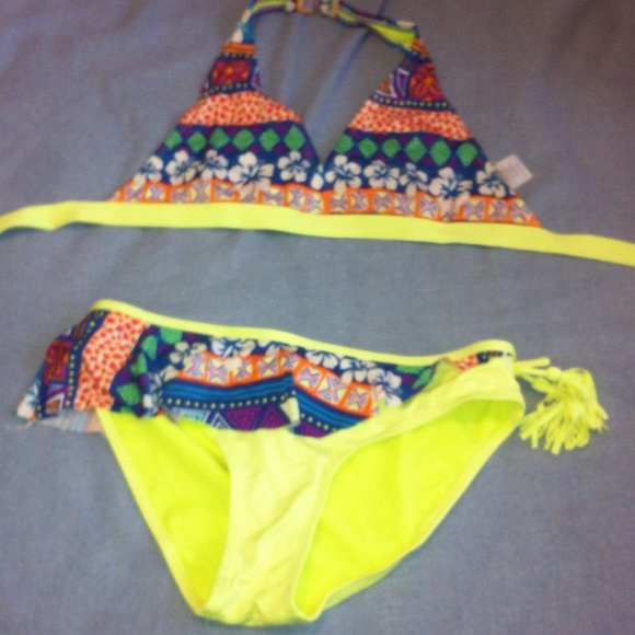 tribal pattern swimsuit for girls