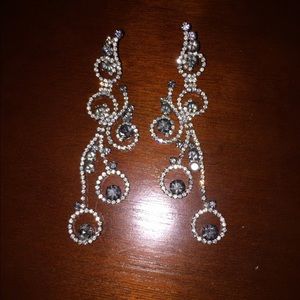 Rhinestone earrings
