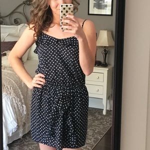Aqua Polka Dot Dress