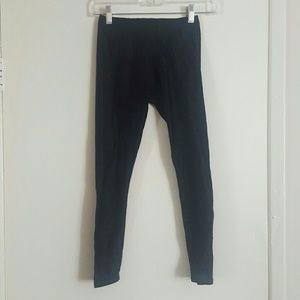 2 for $8! Black shiny spandex capris