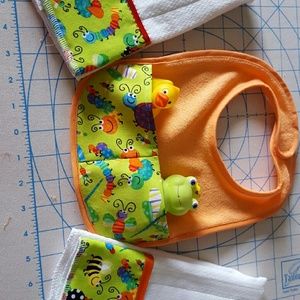 Baby Burp Cloth Set