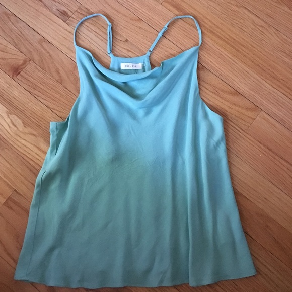 Mint green tank