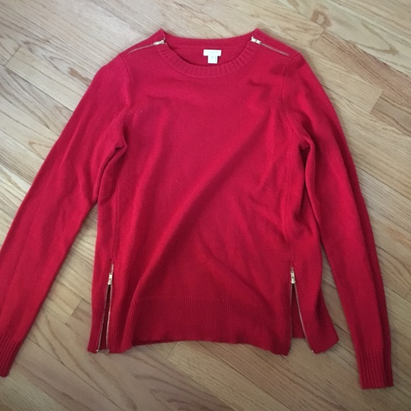J.Crew zip sweater