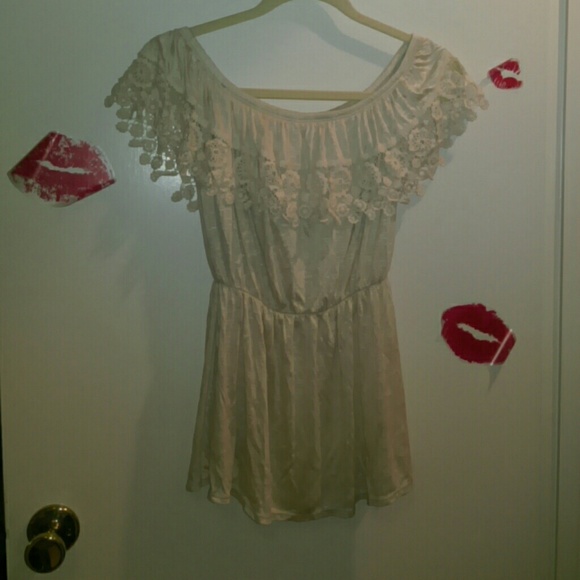 Off the shoulder or on crochet boho festival top