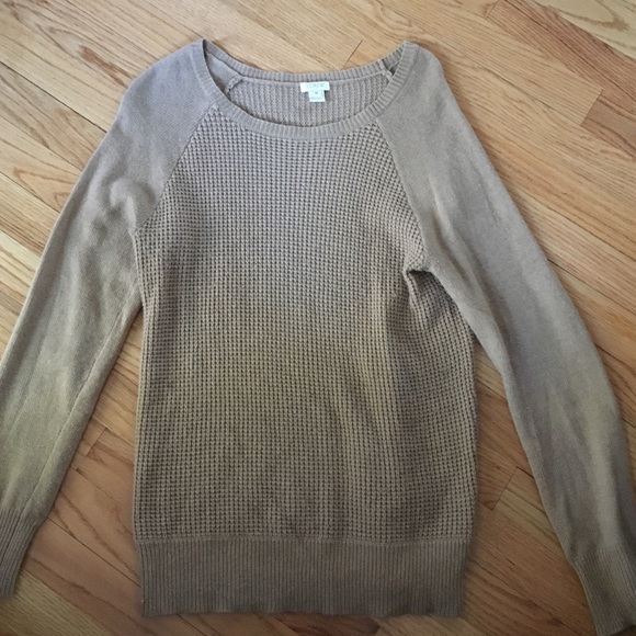 J.crew waffle sweater