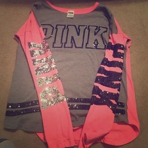 Victoria secret PINK long sleeve shirt. Size L