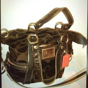 Brown coach bag