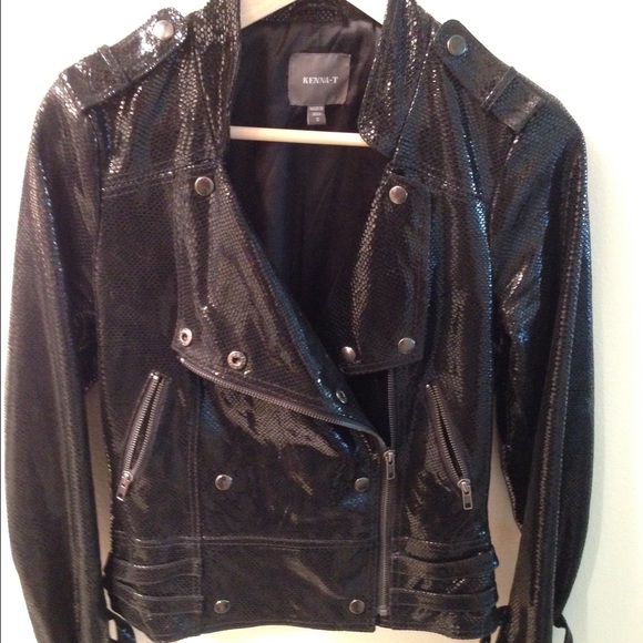 Kenna-T Leather Moto Jacket
