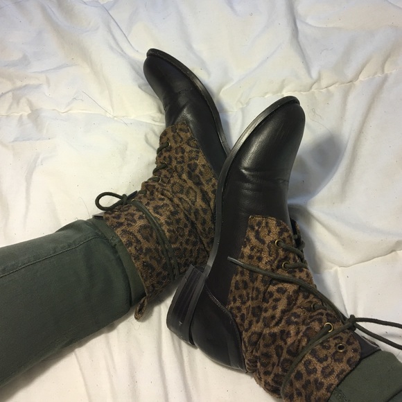 cheetah print boots