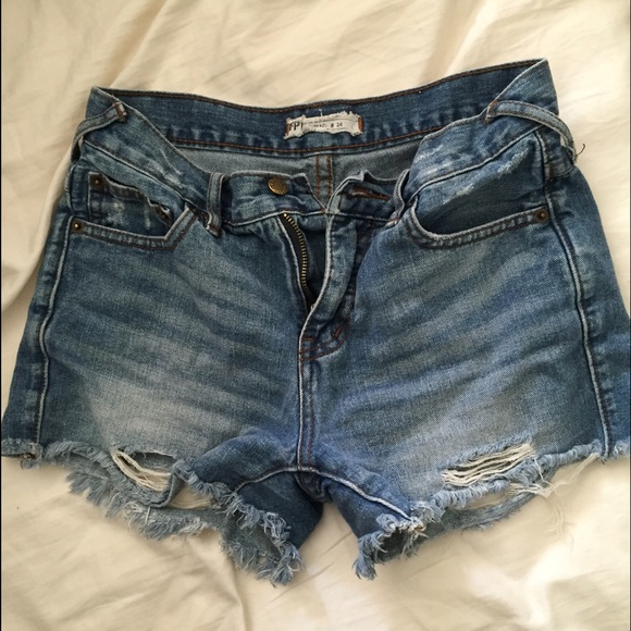 Free People Denim Cutoffs