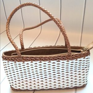 Talbots summer bag very pretty wicker