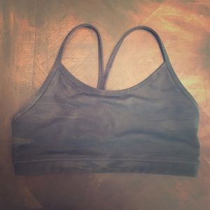 Lululemon Black Camo Power-Y bra