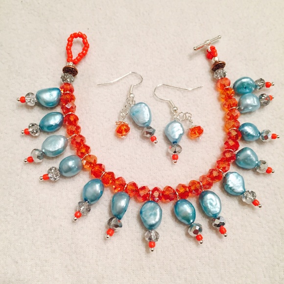 Love The Oceans Bracelet&earrings - Picture 4 of 4