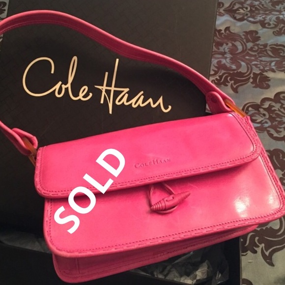 *SOLD - NWT Cole Haan pink leather bag