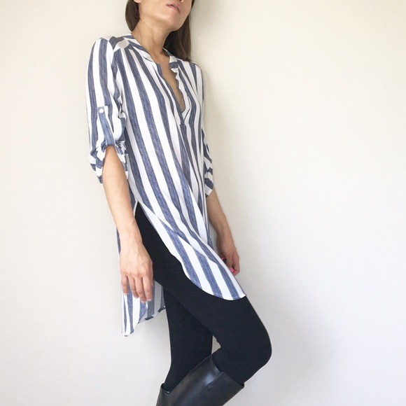 Stripe tunic top - Picture 2 of 4