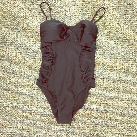 Side Ruched One Piece Swimsuit
