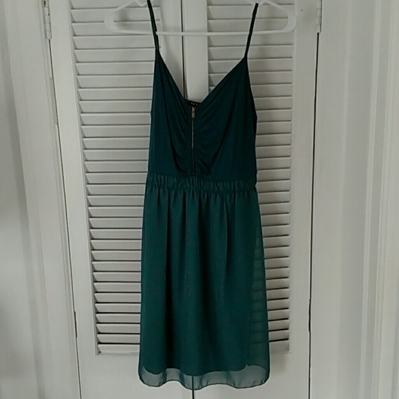 Modcloth teal dress with stars
