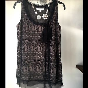 Cabi Lace Emily Tunic Cami XS