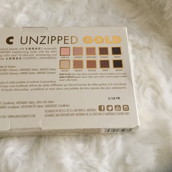 Lorac Unzipped Gold Eyeshadow Palette - Picture 3 of 3