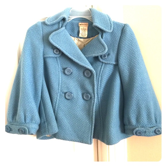 Blue Anthropologie jacket- size 2