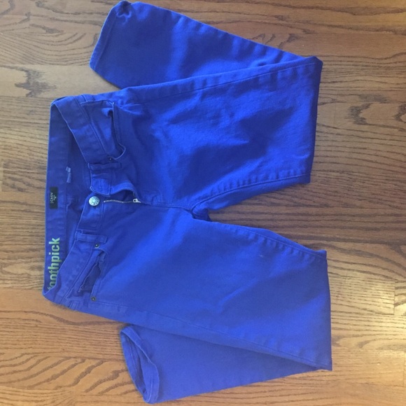 J. Crew Denim - Toothpick royal blue denim